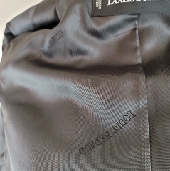 VTG 80s Louis Féraud Velvet Applique Blazer Jacket - Picture 11 of 12